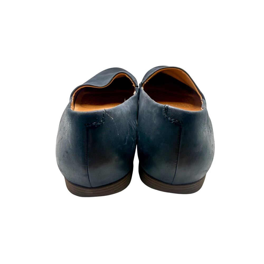 Dankso Larisa Dark Navy leather slip on loafer size 9.5 - Picture 5 of 7